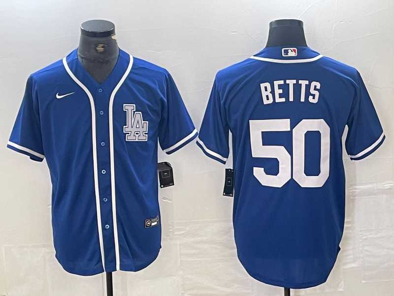 Men's Los Angeles Dodgers #50 Mookie Betts Blue Cool Base Stitched Baseball Jersey,We sell and wholesale Men's Los Angeles Dodgers #50 Mookie Betts Blue Cool Base Stitched Baseball Jersey on line form chian!